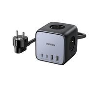 Stazione di ricarica Ugreen Nexode DigiNest 65W GaN 7 in 1 con cavo 3xAC, 2xUSB C, 2xUSB A, 1,8 m