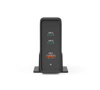 Stazione di ricarica USB-C univ., GaN, 3 porte, Power Delivery (PD), 5-28V/140