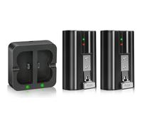 Stazione di Ricarica USB con 2 Batterie al Litio Ricaricabili da 3,65 V 6040 MAh per Campanello per Campanello 1/2/3/4 Cam Spotlight Cam