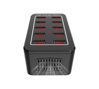 Stazione Di Ricarica USB Multiporta Caricatore 10 Porte per Tablet | Base Rapida Per Tablet Per Amanti Della Tecnologia Studenti Giocatori Dormitori Ufficio Casa Soggiorno Camera Hotel