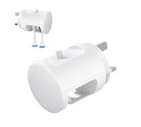Stazione di ricarica wireless 2 in 1 compatibile con spazzolino elettrico Philips Sonicare, caricabatterie da parete veloce con 2 portaspazzolini per serie HX3000/HX6000/HX8000/HX9000, impermeabile