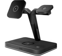 Stazione di Ricarica Wireless 3-in-1 YENKEE YAC 5320 MagSafe, Caricatore Wireless iPhone 14/15/16, Watch, AirPods e AirTag, Ricarica Rapida 15W