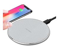 Stazione di ricarica wireless, indicatore intelligente avvisa quando non in uso, design sottile e accattivante per qualsiasi scrivania o comodino,