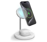 Stazione di Ricarica Wireless SBS Qi2 2x1 per iPhone 15/14/13/12, smartphon