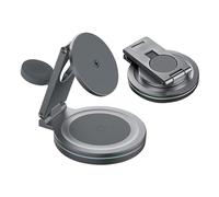 Stazione di ricarica wireless - Supporto di ricarica wireless | Ricarica rapida magnetica girevole a 360 gradi supporto per telefono cellulare console di gioco per casa borsa da viaggio bagagli
