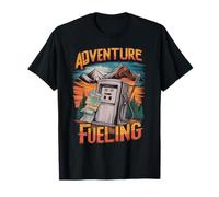 Stazione di rifornimento Adventure Outdoorsy Design Maglietta