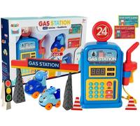 stazione di rifornimento per bambini con luci e suoni con macchinine