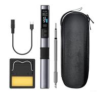 Stazione di rilavorazione di controllo dell'aria calda da 100 W, HS-02A Stazione di rilavorazione portatile intelligente per saldatura per saldatura per maniglie grandi e piccole giunti di saldatura
