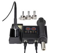 Stazione di saldatura 2in1 Digitale SMD PCB IC Pistola ad aria calda Temperatura