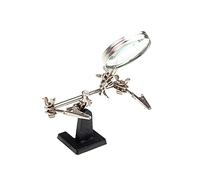 Stazione di Saldatura, 3 in 1 Lente d'ingrandimento Clip ausiliario Magnifier Solding Solding Sold Iron Stand Supporto Stazione Strumento di riparazione