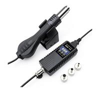 Stazione di saldatura 8858 Pistola ad aria calda digitale portatile for rilavorazione BGA Soffiatore termica Strumenti riparazione e dissaldatura(8858 SET 1,110/V)