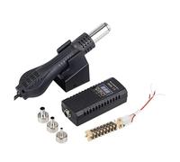 Stazione di saldatura 8858 Pistola ad aria calda digitale portatile for rilavorazione BGA Soffiatore termica Strumenti riparazione e dissaldatura(8858 SET 2,220/V)