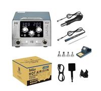 Stazione di saldatura digitale 2 IN 1 KAISI 8512P con pistola ad aria calda, stazione di rielaborazione, saldatore elettrico per PCB telefono IC SMD BGA (alimentazione 110V)