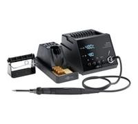 Stazione di saldatura digitale goobay 70 W, 160-480 °C, tempo di riscaldamento 8 sec, display LED, funzione di memoria, incrementi di 1 °C, per elettronica, modellismo, incl. saldatore e accessori