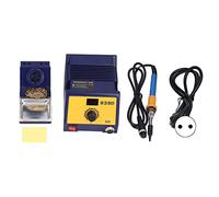 Stazione di saldatura digitale con ugello universale - Saldatrice da 90 Watt - Elemento ceramico isolato - Da 100 a 450 gradi Celsius - Design antistatico - Con controllo della