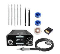 Stazione Di Saldatura Digitale Da 75 W, Rilavorazione For Con Punte, Controllo Della Temperatura Regolabile Tramite Microcontrollore Riscaldamento rapido(T12set 1)