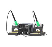 Stazione di saldatura doppia A210 MAX, kit saldatore C210 a doppio canale, Resistente