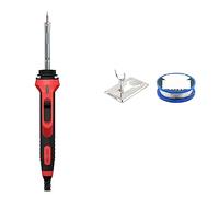 Stazione di Saldatura, Kit for saldatore elettrico for riscaldamento esterno, punta for saldatura for saldatura regolabile in temperatura, strumento di rilavorazione for riparazioni(LXZ919052)