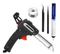 Stazione di Saldatura, Saldatore elettrico, riscaldamento interno manuale Invia automaticamente pistola di stagno, strumenti di riparazione della saldatura(5Pcs A Heater Set)