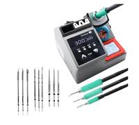Stazione Di Saldatura Senza Piombo Compatibile Con C115/C210/C245 Controllo Della Temperatura Del Chip For La Riparazione PCB BGA Riscaldamento rapido(3 handles and 9 tips)