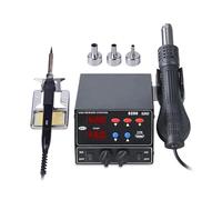 Stazione di saldatura SMD da 800 W 8206 Quick Heat 3 in 1 con pistola termica, interfaccia USB, display LED, saldatore, stazione for rilavorazione BGA(8206 KIT1)