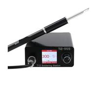 Stazione Di Saldatura T12-959 V5.1 Saldatore Elettronico Display Digitale Più Grande E Punta In Ferro Con Impugnatura M8 A 5 Pin, Stazione Di Saldatura Digitale,Controllo della stabilità(SET5)