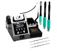 Stazione di saldatura T21 compatibile con punta for saldatore originale 210/245/115, controllo della temperatura dell'impugnatura, stazione rilavorazione for(T21-C245-3PCS)