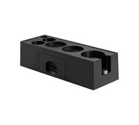 Stazione di tamping esprasso - supporto manomissione del caffè, supporto portafilter | Organizzatore Knock Box per bancone da cucina, vassoio per accessori per baristi per la produzione di birra,