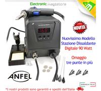 STAZIONE DISSALDANTE ASPIRA STAGNO DISSALDATORE ASPIRATORE ZD 8925 24V 90W