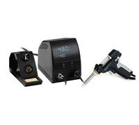 Stazione dissaldante aspira stagno ZD-8965 ESD 160°C-480°C 140W pistola 80w NUOV