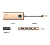 Stazione Dock Orico PW11 8-in-1 USB-C 4K 100W PD