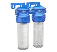 Stazione Doppia Anticalcare/Antimpurità per Impianti Idrico-Termici | Protezione Affidabile per 12 Mesi | Installazione Facile | ORIA