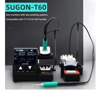 Stazione Doppia di saldatura SUGON T60 con impugnatura C210 160W - RCRPSUGT60
