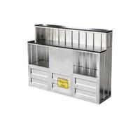 Stazione for condimenti for ristoranti con pentole calde in stile industriale, bancone for salse self-service commerciale, organizzatore di condimenti for attrezzature(120cm)