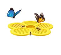 Stazione galleggiante per - Mangiatoia per bere acqua da 19,5 cm, abbeveratoio per insetti a farfalla per laghetto, alternativa decorativa per il bagno degli da giardino all'aperto, divers