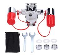 Stazione lavaocchi montata su rubinetto Lavaocchi per lavandino in ottone con 3 adattatori Installazione semplice per laboratorio industriale