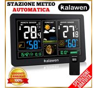 Stazione Meteo AUTOMATICA Stazione Digitale Wireless METEOROLOGIA Schermo LCD Sv