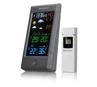 Stazione Meteo Bresser ClimateTemp NBF Schermo Colore Sensore Esterno DCF