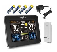 Stazione Meteo GreenBlue Display Grande Sensore Wireless GB523