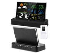 Stazione Meteo MalTec Termometro Wireless Barometro Daily2000M Nero Grande...