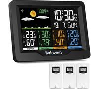 Stazione Meteo Meterologica Digitale Con 3 Sensore Esterno Wireless Automatica C