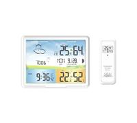 Stazione Meteo, Orologi for stazioni meteorologiche Termometro digitale wireless Igrometro Calendario previsioni Fasi lunari Sveglia snooze PT20B(GD20A)