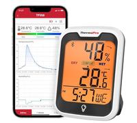 Stazione meteorologica con cifre APP retroilluminata Termometro igrometro for casa con orologio e giorno
