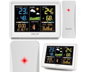 Stazione meteorologica con display BD-907 bianca