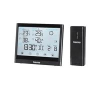Hama Stazione meteorologica FULL TOUCH completa LED batteria nera