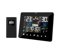 Stazione Meteorologica Multifunzione Sveglia Sensore Esterno Wireless Termometro Igrometro Touch Screen Igrotermografo Digitale Monitor Accurato