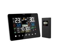 Stazione Meteorologica Multifunzione Sveglia Termometro Igrometro Funzionamento Touch Screen Con Sensore Wireless Monitor Accurato