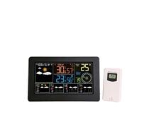 Stazione meteorologica Wi-Fi for interni ed esterni Termometro digitale Igrometro Sensore di temperatura e umidità Previsioni meteo Display LCD(US 2 Sensor)