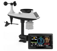 Stazione meteorologica wireless professionale Pluviometro 8 in 1 con sensore esterno Previsioni meteo Umidità Horloge Stazione meteorologica
