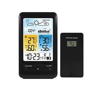 Stazione metereologica LED LCD. Screen Weather Orologio Wireless Color Display indoor esterno